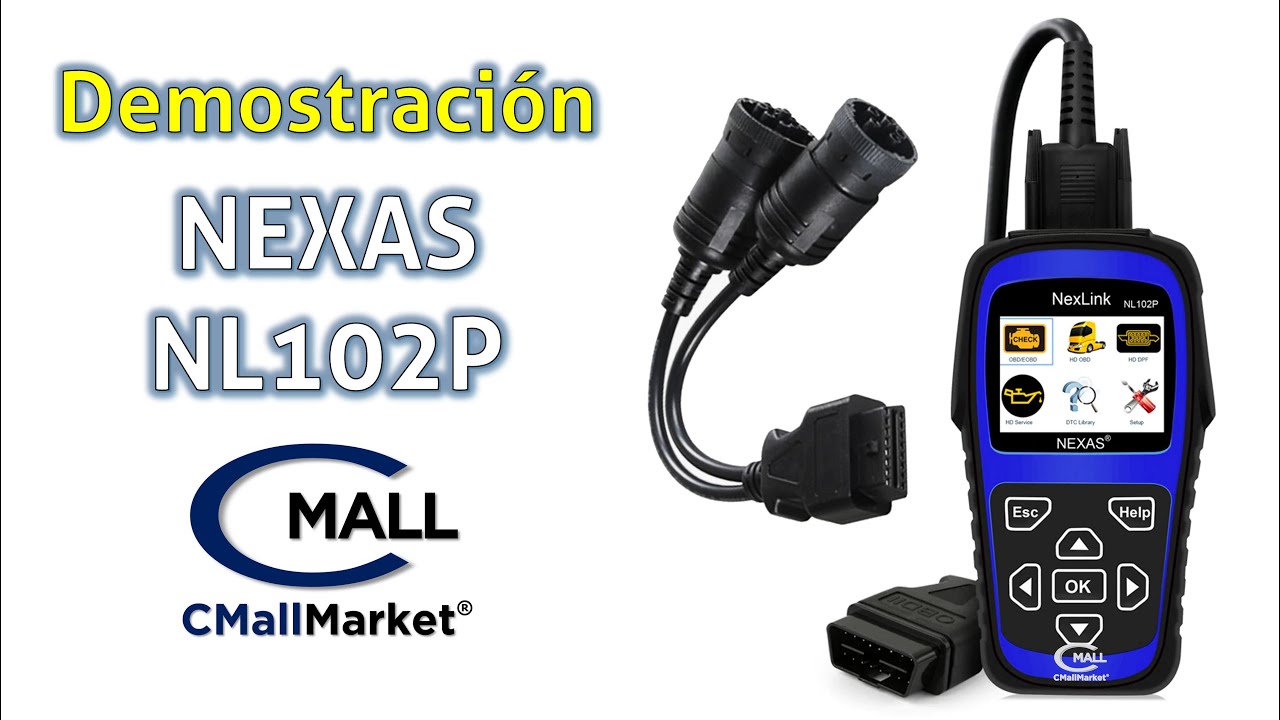 NEXAS NexLink NL102P Scanner Vehiculos Pesados OBD2 J1939 J1708 12V y 24V VENTAS COLOMBIA 3165156942