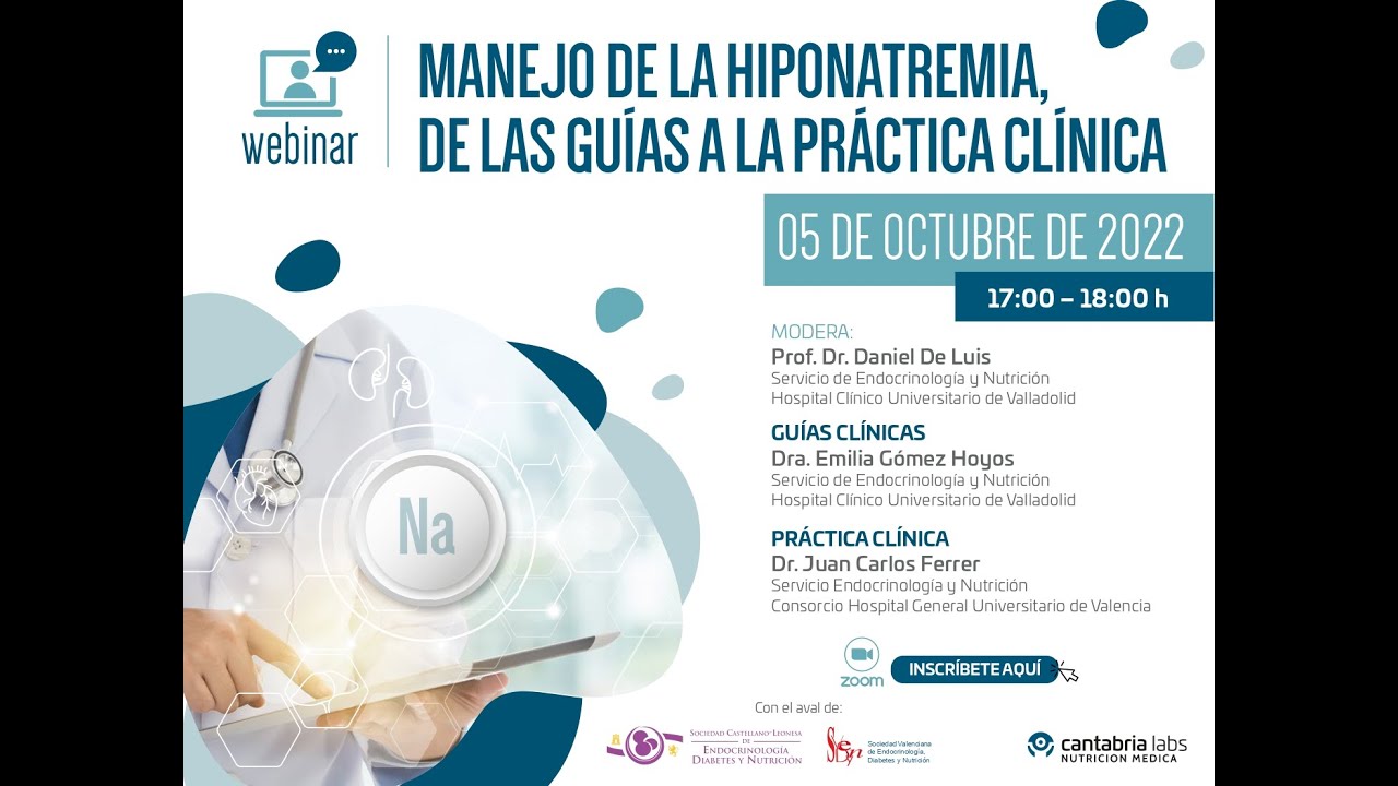 Webinar: Manejo de la hiponatremia, de las guías a la práctica clínica 05.10.22