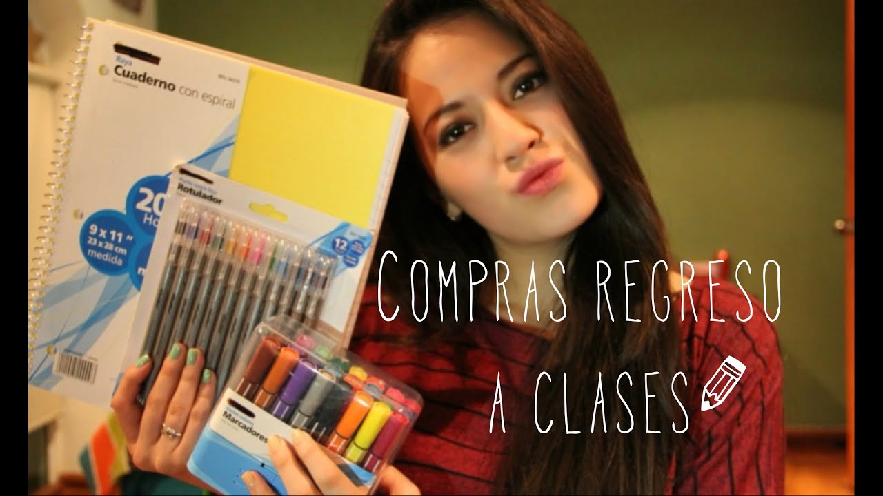 Compras para el regreso a clases - Back to school supplies