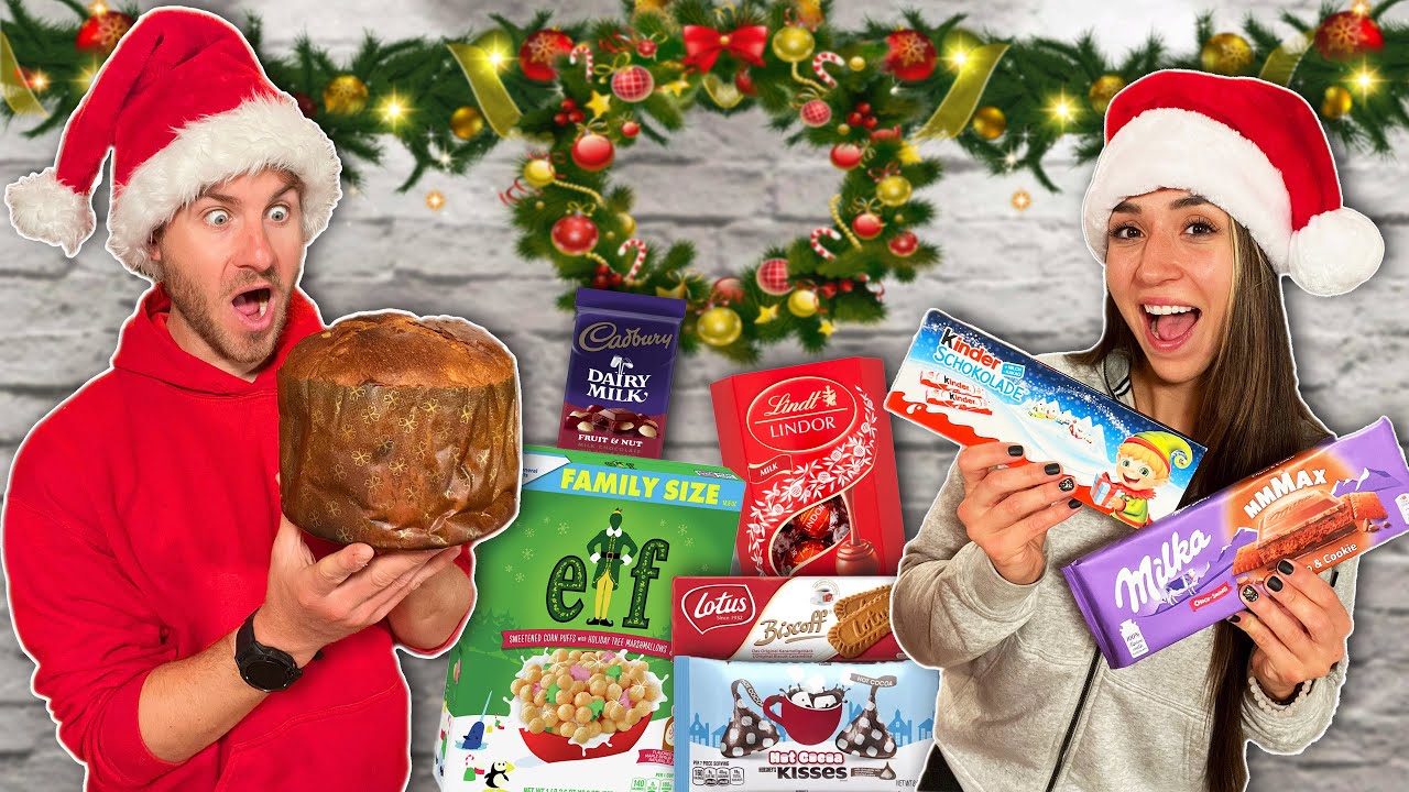 We Ate Our FAVORITE Holiday Snacks for Christmas!