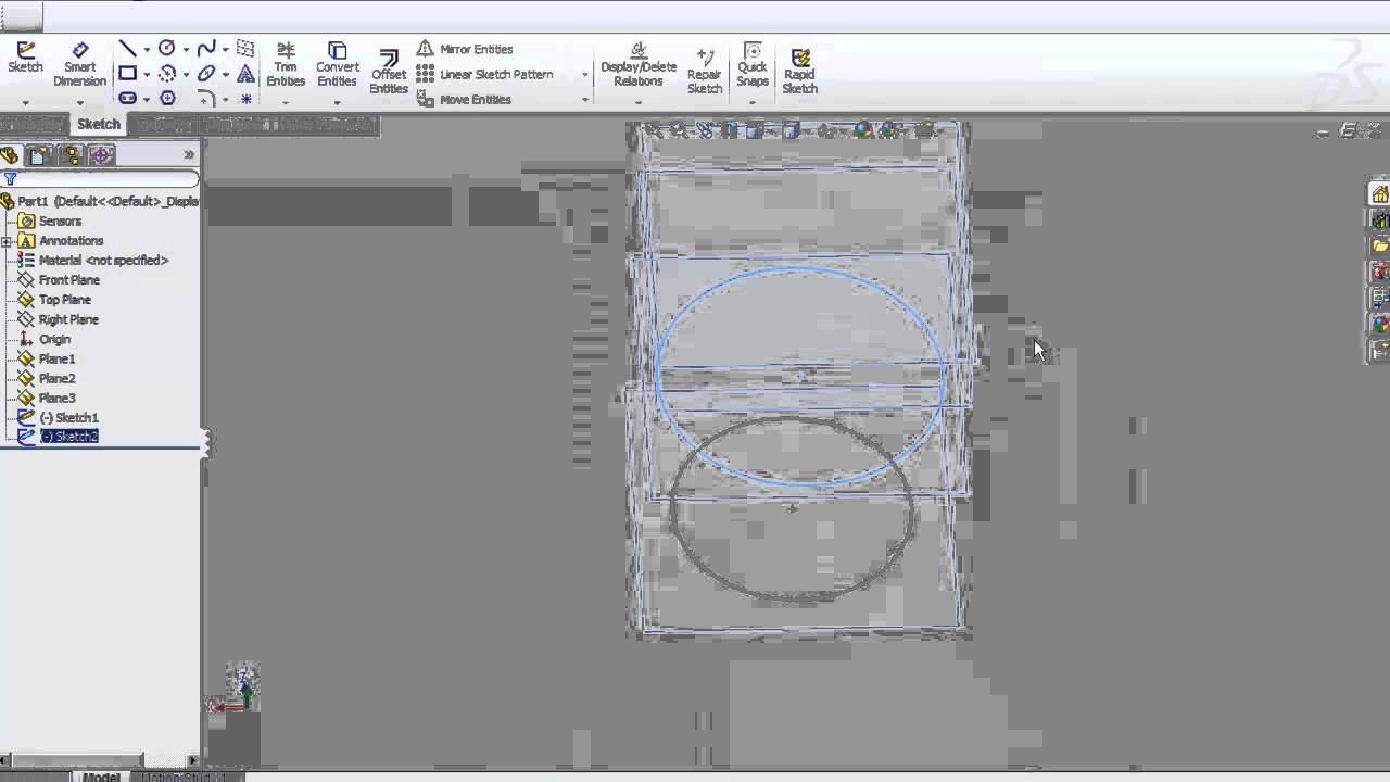 Creating the Pen Tip on Solidworks