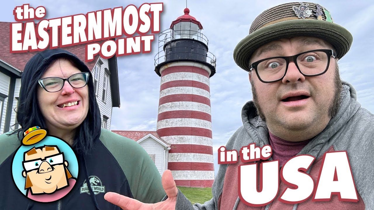 Easternmost Point of USA - Taking Route 1 Through Maine - Lobster Overload - Fort Knox