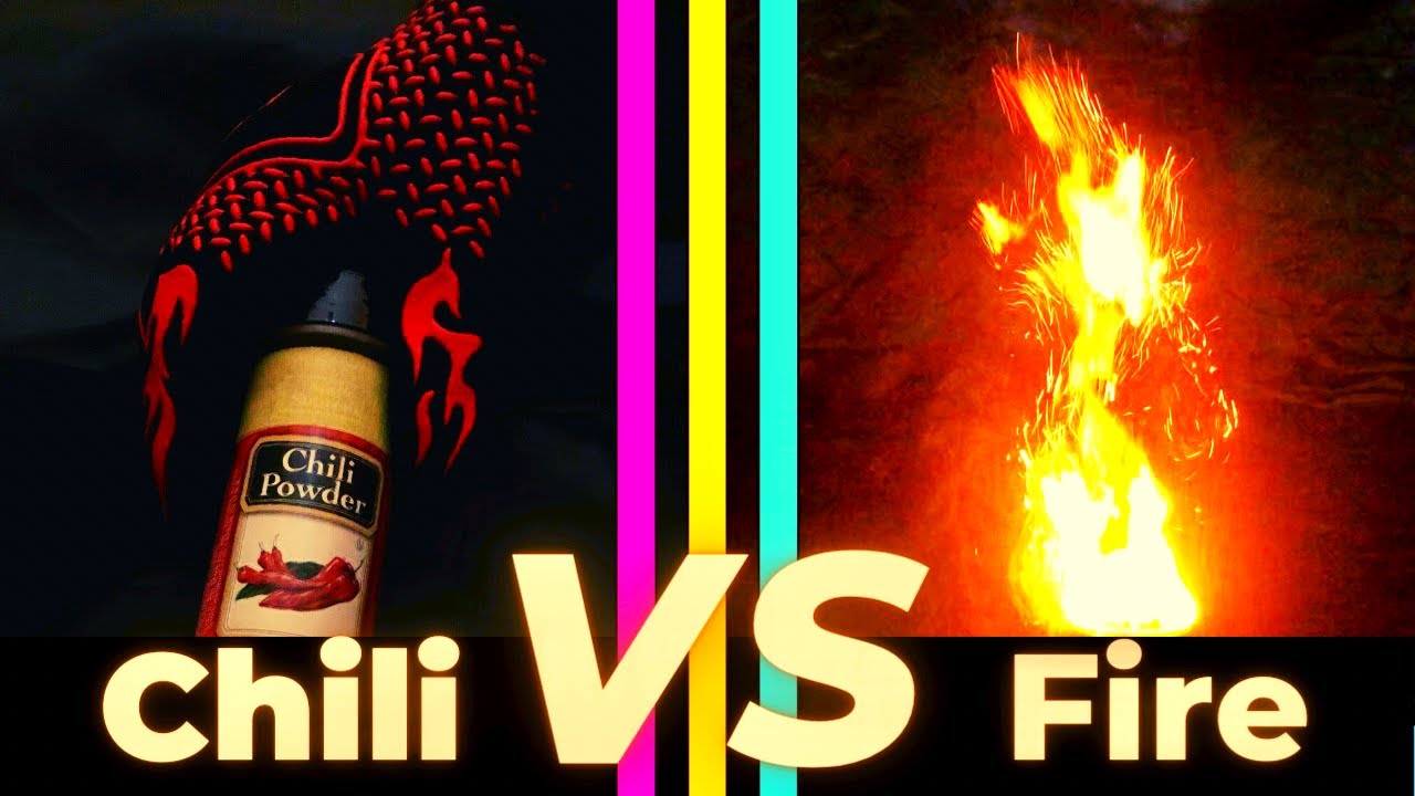We tested if chili powder is flammable - The result was crazy!