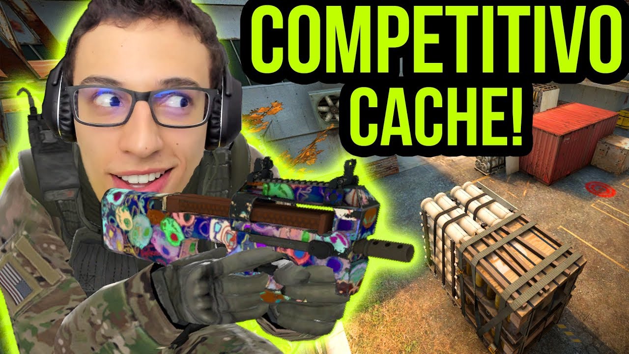 UM COMPETITIVO DOIDO NA CACHE DO CS:GO COM FLAKES!