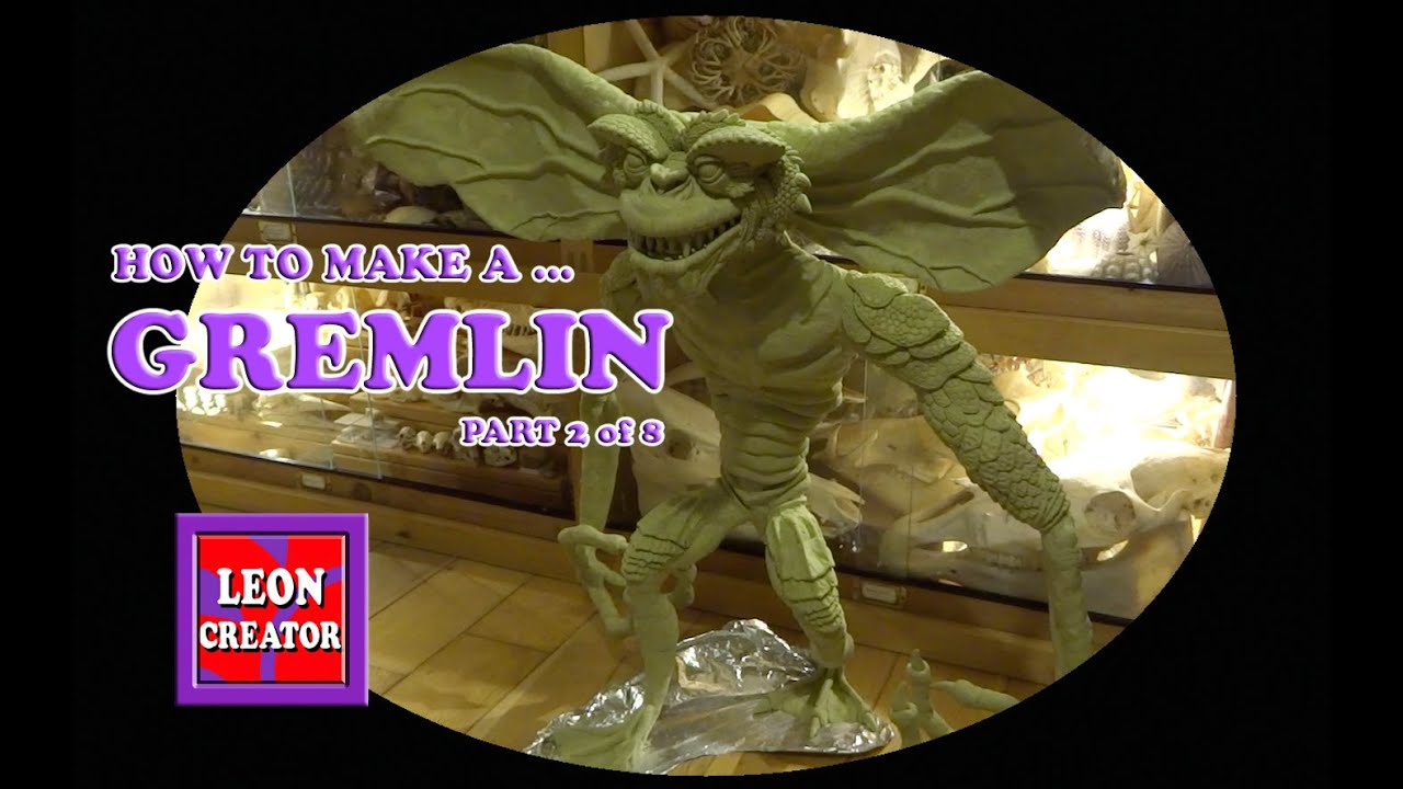 SCULPTING Life-Size GREMLIN Step-By-Step Milliput Tutorial - Part 2 - with Leon Hills - LEON CREATOR