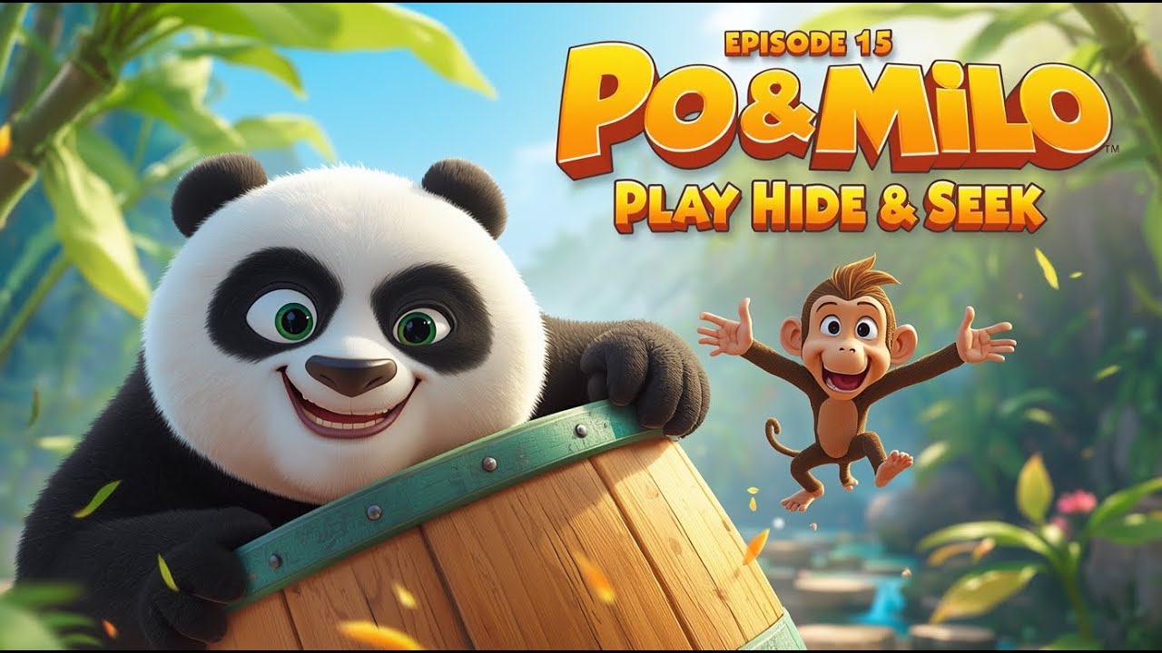Po & Milo: Hide & Seek Ep#11 |  English Cartoon Episodes |Cartoon Movie for Kids