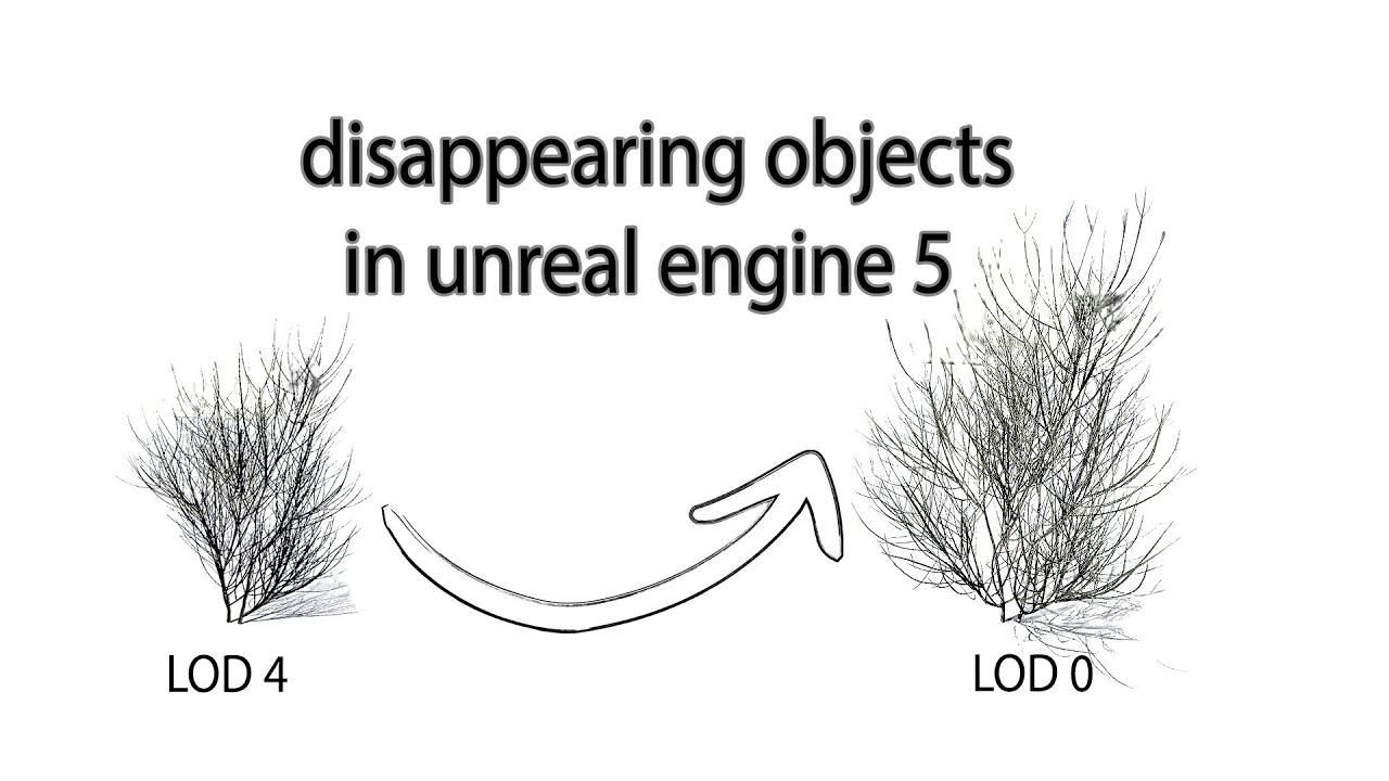 disappearing objects unreal engine 5 | LOD Fix Explained