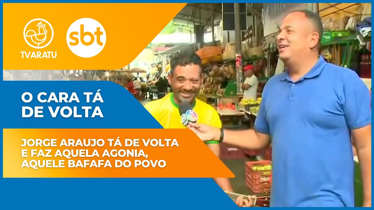 Jorge Araújo tá de volta e faz aquela agonia, aquele bafafá do povo na Feira de Joaquim