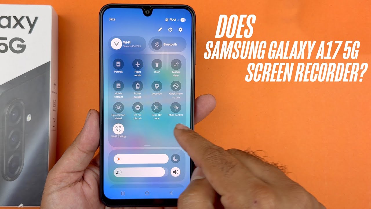 Does Samsung Galaxy A17 Have Screen Recorder?