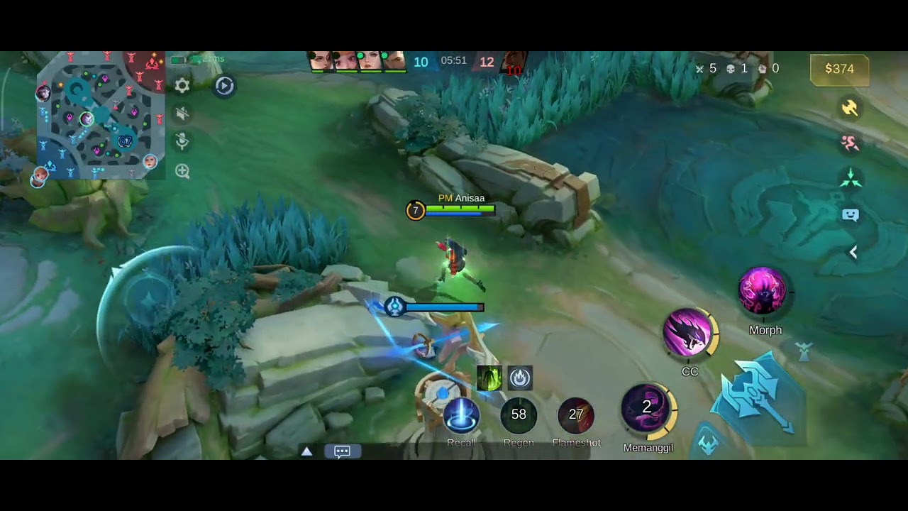 Gameplay selena, ngasih makan musuh lele #mlbb #mobilelegends 