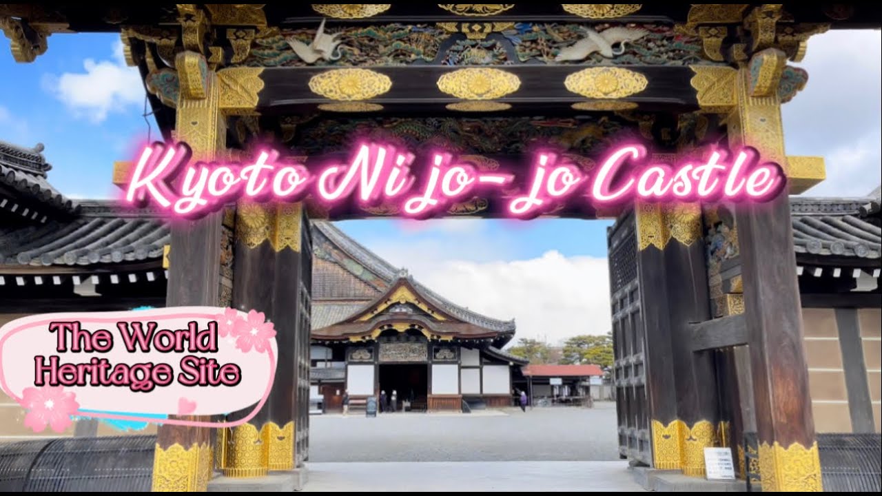 [4K京都二条城🇯🇵PART 1]World Outstanding Castle Structure|Ninomaru-goten Palace,Garden|TATSKIE
