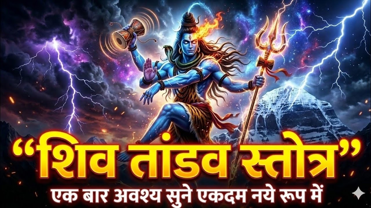 शिव तांडव स्तोत्र Shiv Tandav Stotram रावण रचित शिव तांडव स्तोत्र हर हर महादेव#ShivTandavStotram