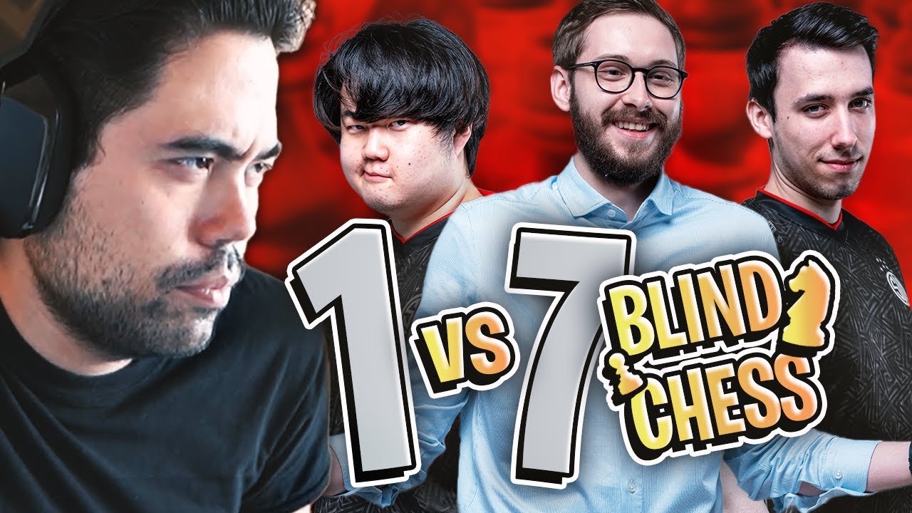 GMHIKARU vs TSM LEAGUE OF LEGENDS 1v7 BLIND! CAN 7 LCS PROS Beat A PRODIGY CHESS GRANDMASTER?