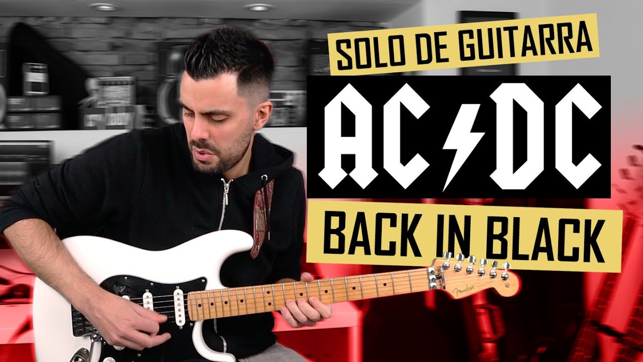Back in Black Guitar Solo + Tab | Solo de guitarra + Tablatura Marcos García