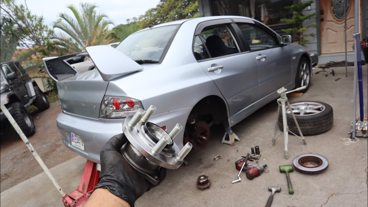 New Rear Hub and Wheel Bearing for the Evo 8