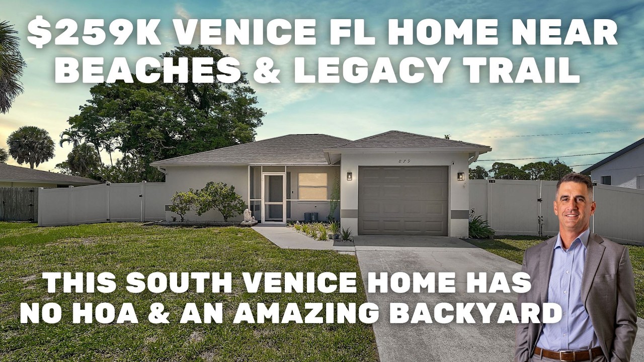 $259K Venice FL Home Tour | No HOA, Private Backyard & South Venice Living