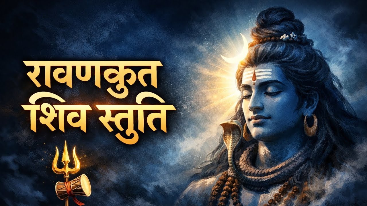 रावणकृत शिव स्तुति | नमस्ते देवदेवाय नीलकण्ठाय | Powerful Shiv Bhajan #shivbhajan #