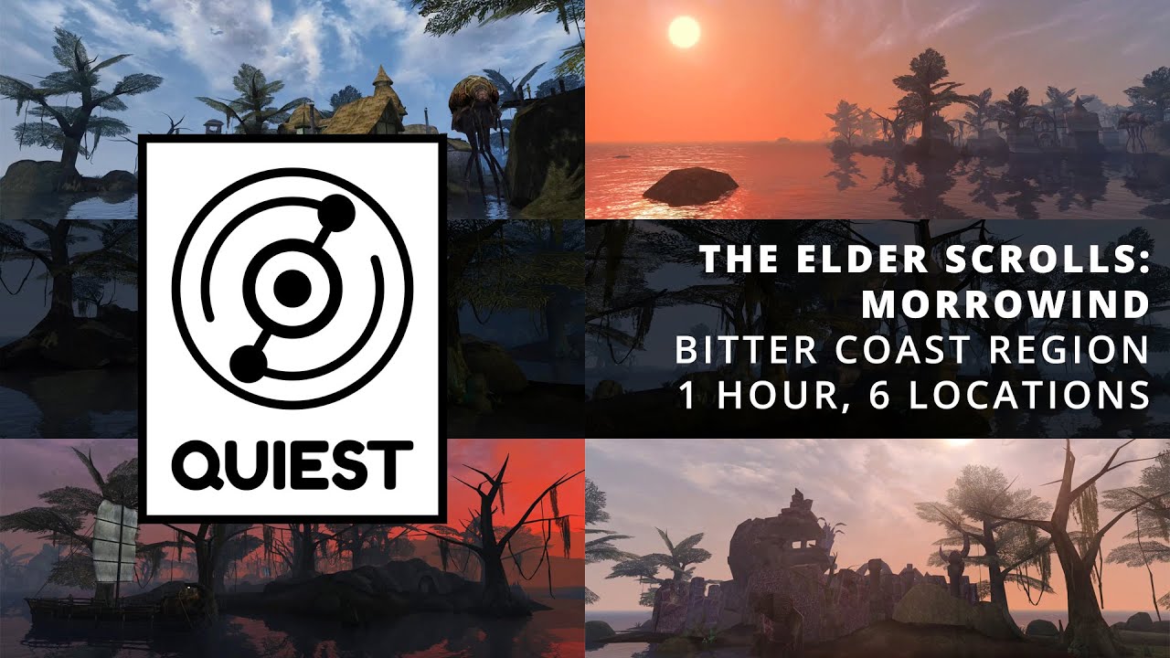 [ The Elder Scrolls: Morrowind ] Bitter Coast Region, 1 Hour, 6 Locations [ Ambience ]