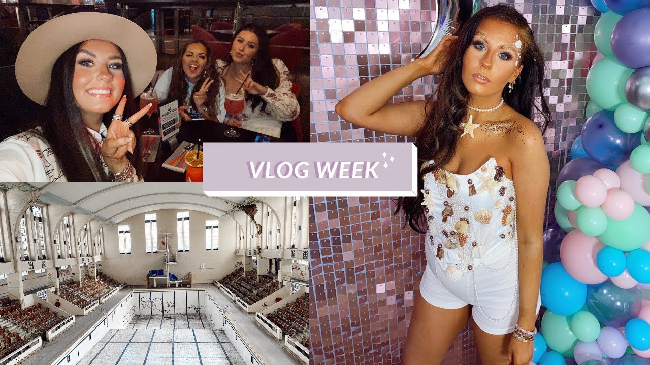 VLOG WEEK | MERMAID COSTUME, COCKTAILS + SIGHTSEEING | NC