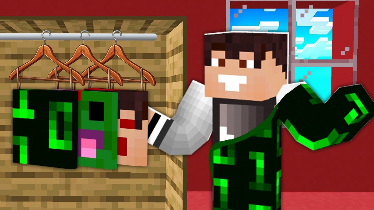 PRZEBIERAM SIĘ ZA ZŁE POSTACIE w Minecraft!