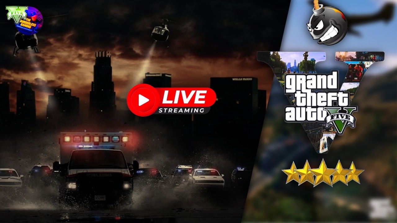GTA 5 LIVE | 5 Star Wanted Level Madness | #gta5 #gta5live #gtaonline #gta5online #gtagameplay