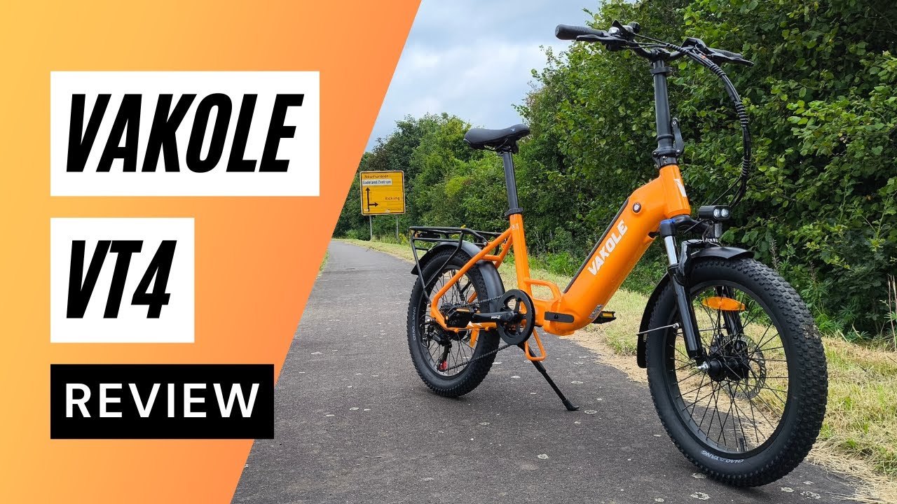 Vakole VT4 🔥 Ein klappbares E-FATBIKE für die Stadt im Test [Deutsch]