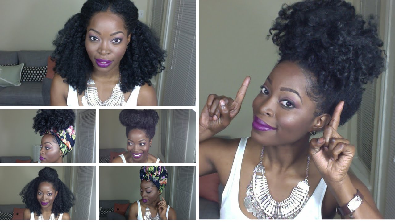 6 QUICK HAIRSTYLES FOR A KINKY CURLY WIG Featuring: THE KINKY KURL OUT UNIT by Fingercomber
