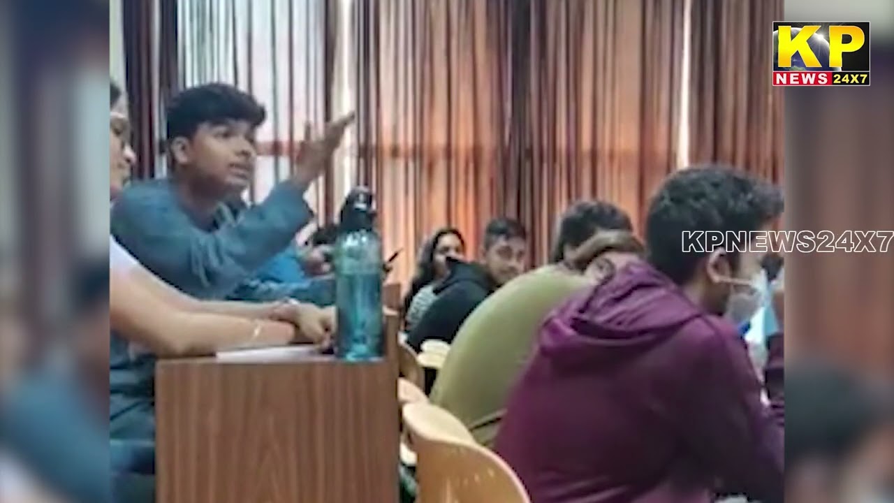 Karnataka Manipal University : Professor Calls Muslim Student 'Terrorist' In Class He Confronts Him