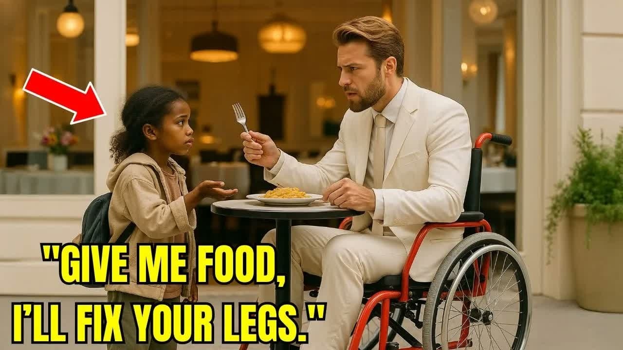 Poor Black Girl Asks Paralyzed Millionaire 'Trade Leftovers for Miracle'—He Laughs, Then THIS!