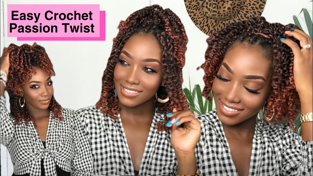 CANT BRAID? Try BRAIDLESS Passion Twist Crochet Method ft.Niseyo Hair | Jodi The Island Girl