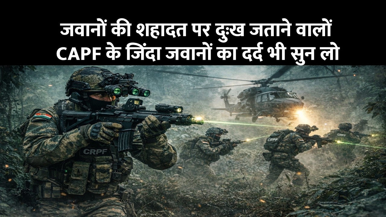 जवानों की शहादत पर दुःख जताने वालों CAPF के जिंदा जवानों का दर्द भी सुन लो