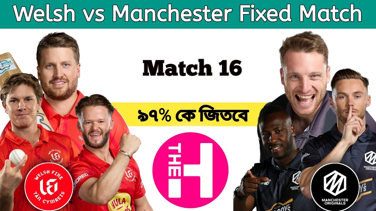 Manchester Originals vs Welsh Fire , The Hundred Man 16th match prediction & Analysis, The Hundred