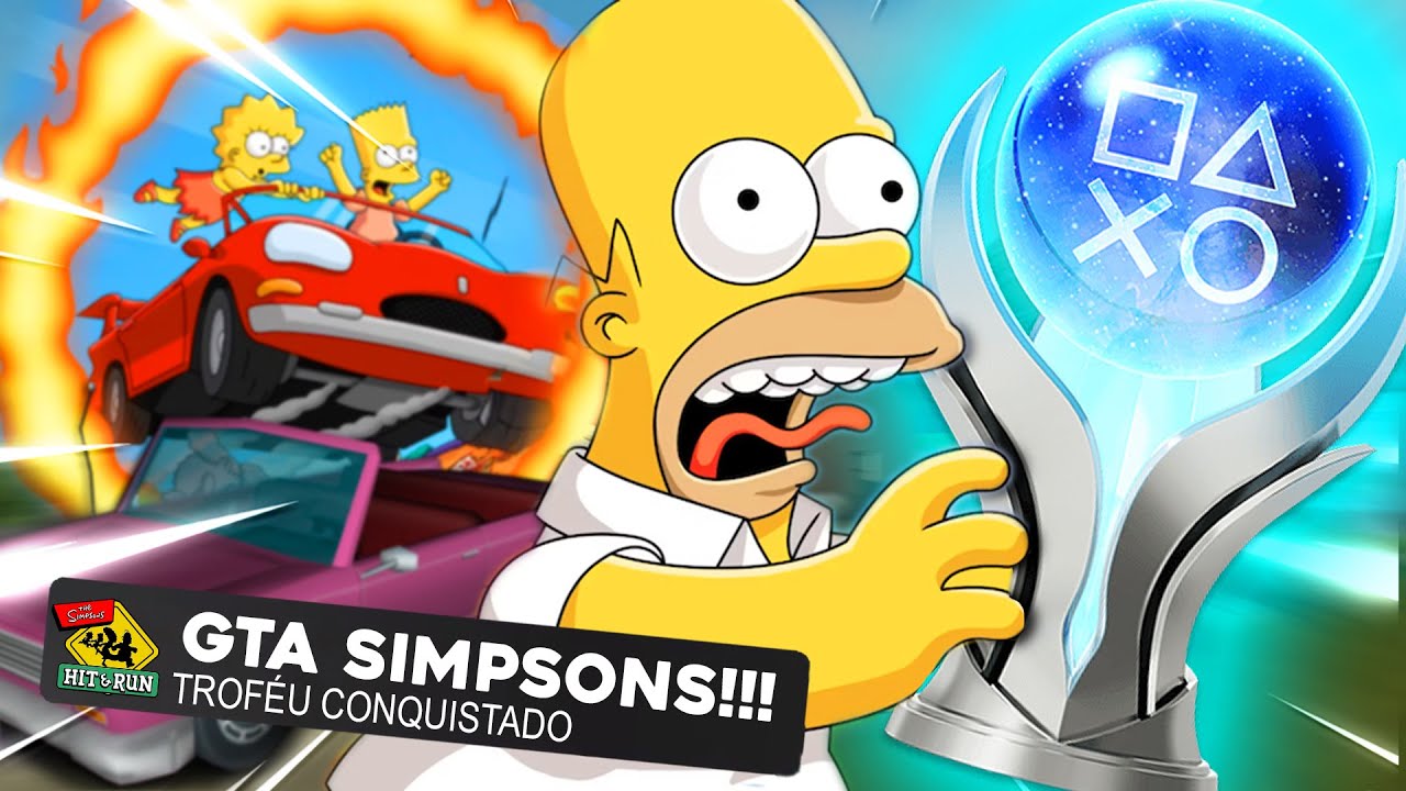 PLATINEI o INCRÍVEL GTA SIMPSONS! | The Simpsons: Hit & Run