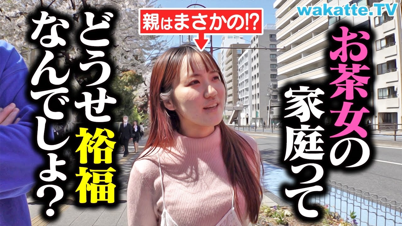 【現実】どうせお嬢様なんでしょ？お茶女生の親の職業調査！【wakatte TV】#1227