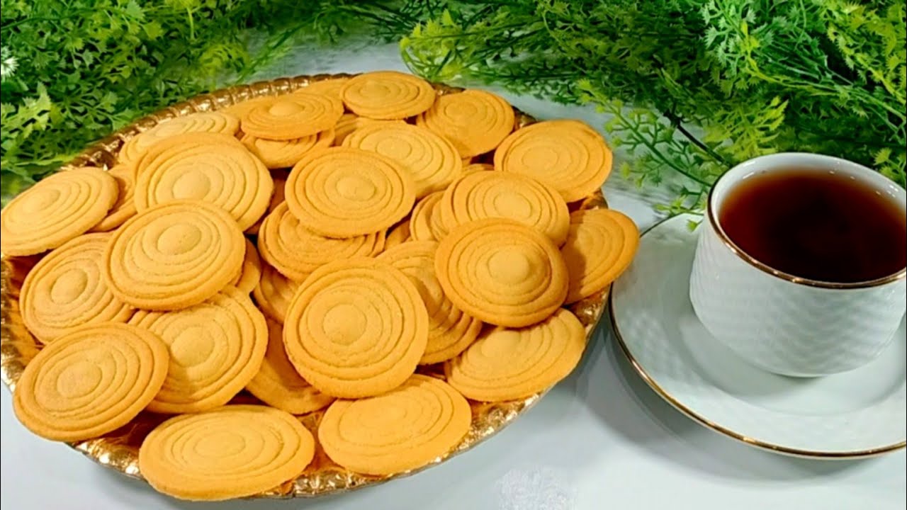 بربع كيلو دقيق وبيضة واحدة هتعملي ٦٥ بسكوتة من بسكوت النواعم 😋بتاع زمان هش ودايب ومقرمش 👍