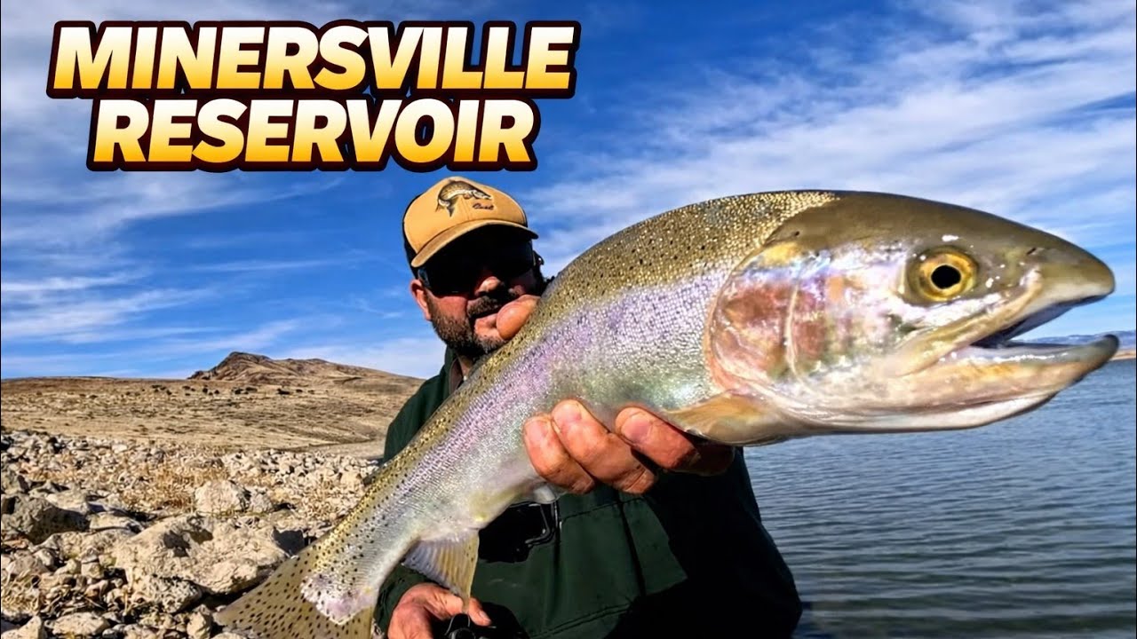 This Winter Spoon Technique DESTROYS Minersville Rainbow Trout #Troutfishing #Utah