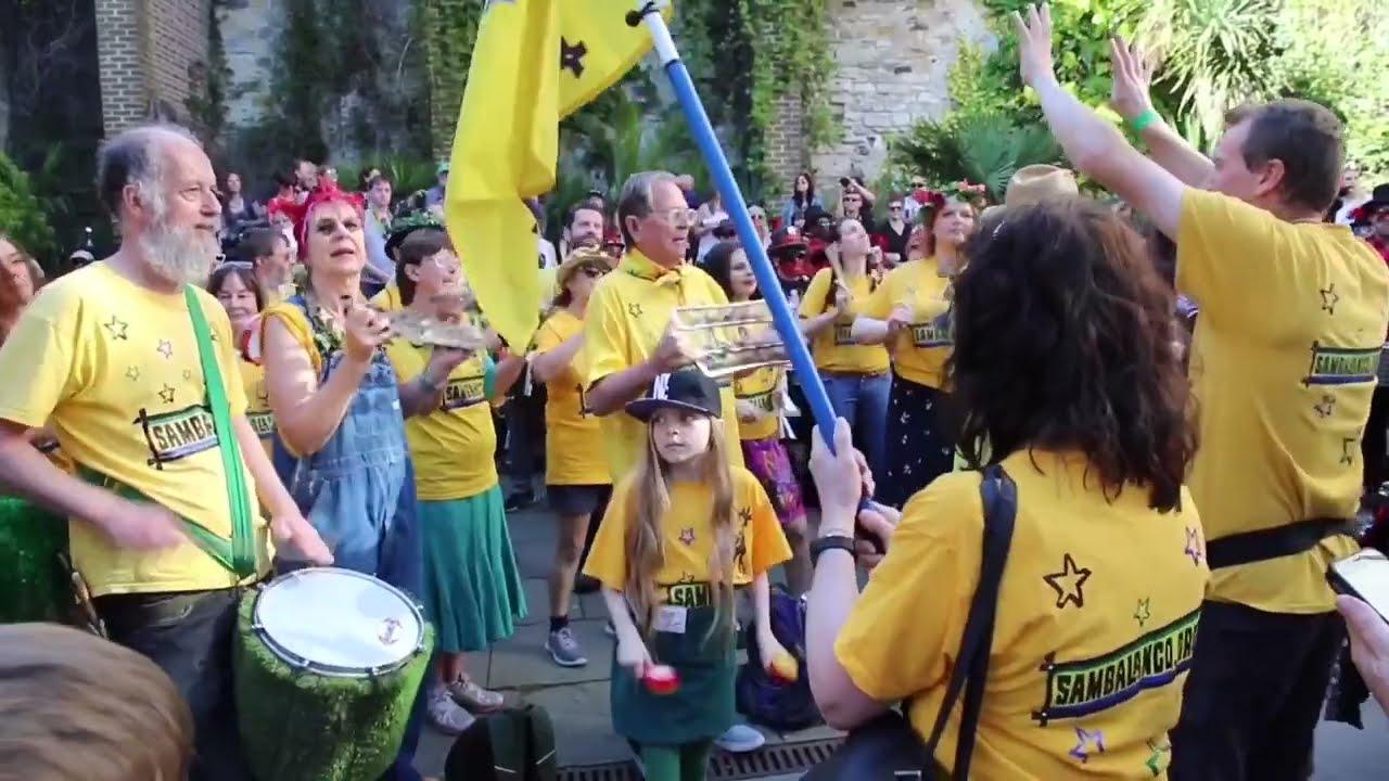 Sambalanco at the Jack in the Green Drum Off in 2018