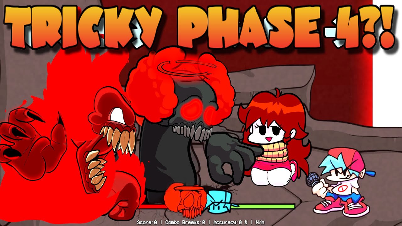 FNF Tricky Phase 4 SECRET FULL WEEK (hard) - Friday Night Funkin NEW UPDATE 2.0