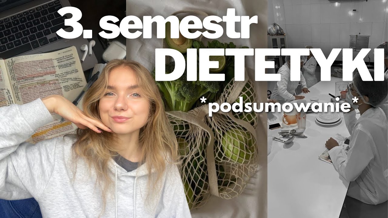 3. SEMESTR DIETETYKI 🥑 // podsumowanie / jak wygląda sesja / czy jest ciężko / przedmioty //