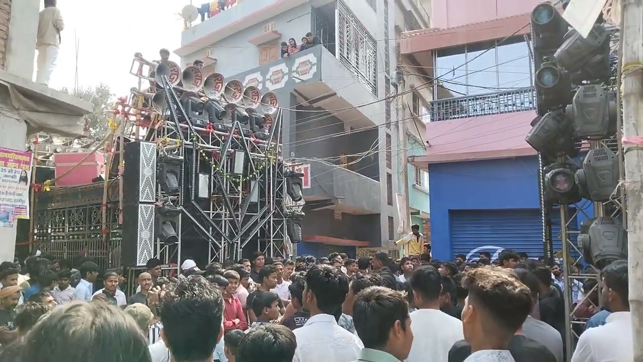 Dj sahil raj mahashivratri hajipur #sound #remix #dj #light #bass 