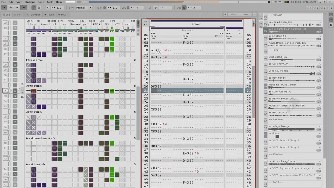 'Itsa Jungle' Renoise fun with the Polyend Amen pack