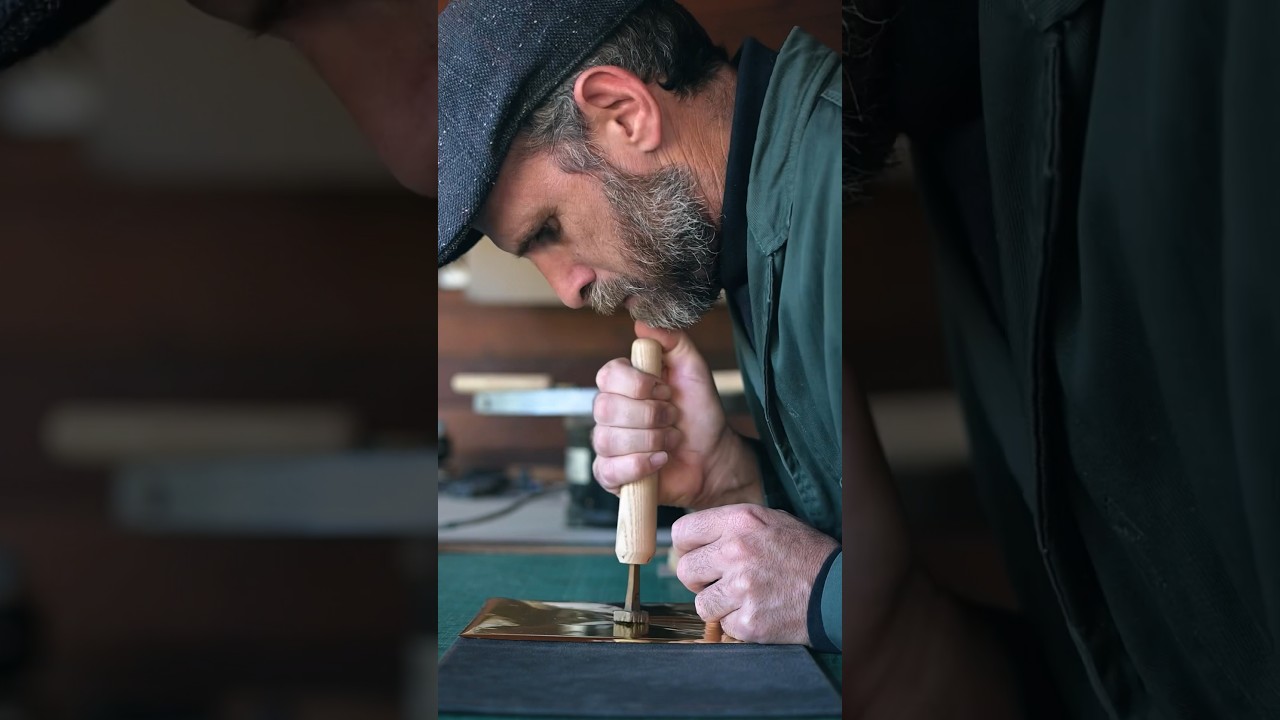 Gold Tooling #bookbinding #bookart #gold