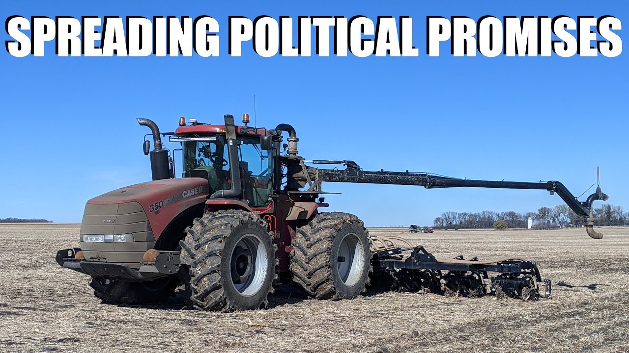 Spreading political promises a look at dragline manure application