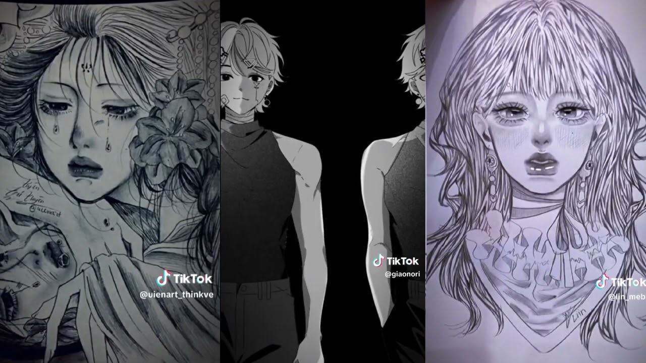 //tổng hợp// video vẽ của các artis đại thần trên tik tok #🎨🖌️👨‍🎨🌹🌷💐🥳😘