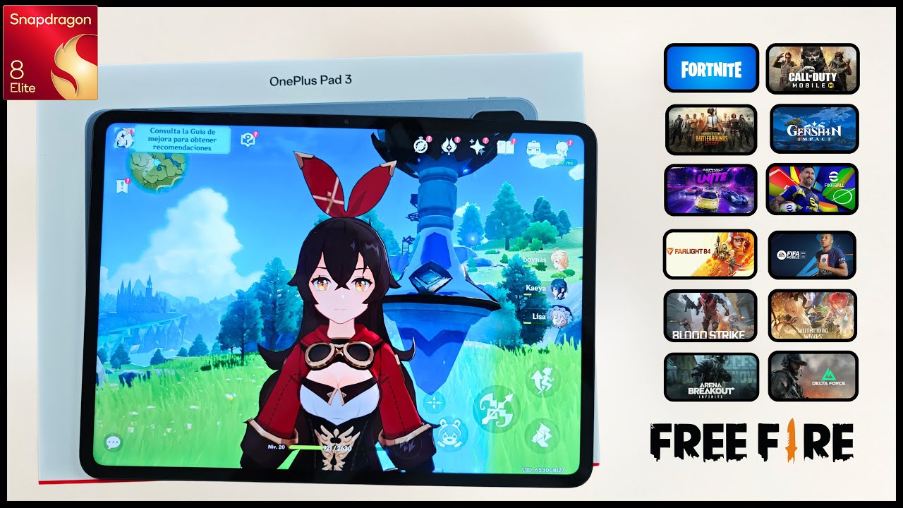 OnePlus Pad 3 Gaming Test