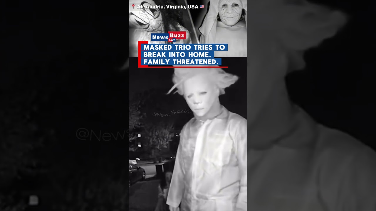Home Invasion Scare: Masked Trio Storms House, Threatens Family | Virginia Incident