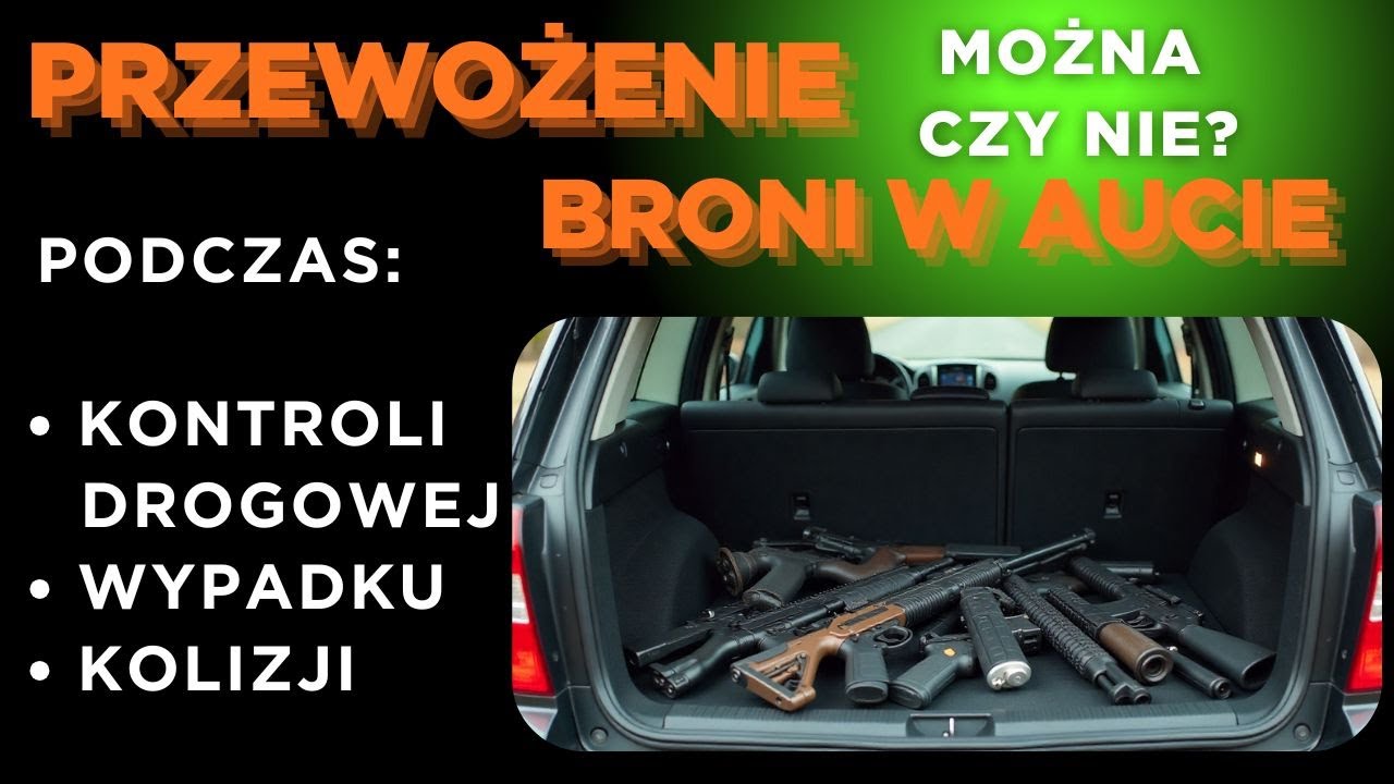 Czy można przewozić broń w aucie lub wyjść z nią do WC czy tankować? Zasady, prawo, zdrowy rozsądek.
