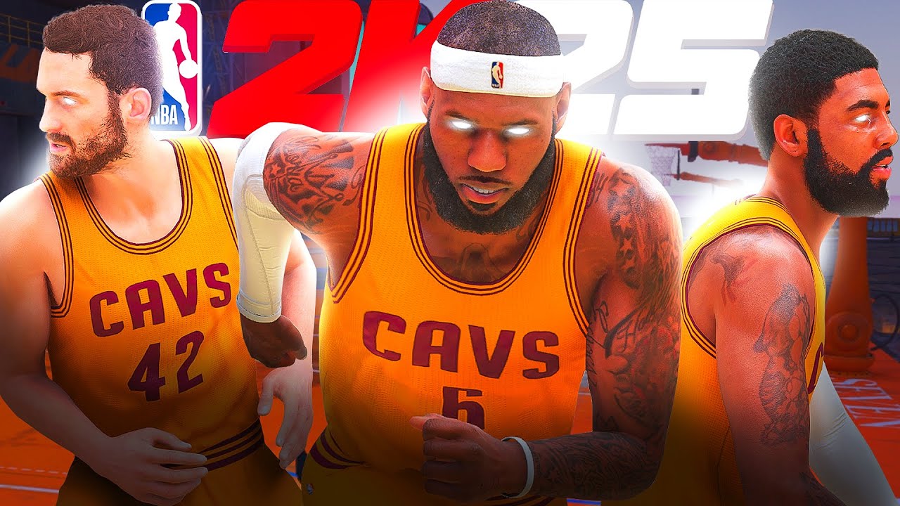 LEBRON + KYRIE + K-LOVE + ALL ISO = UNFAIR GAMEPLAY ON NBA 2K25!