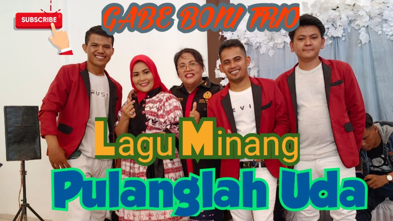 Pulanglah Uda//Lagu Minang Cover Gabe Boni Trio//Live wedding RASYD& RAHMA...Gedung Muhammadiah