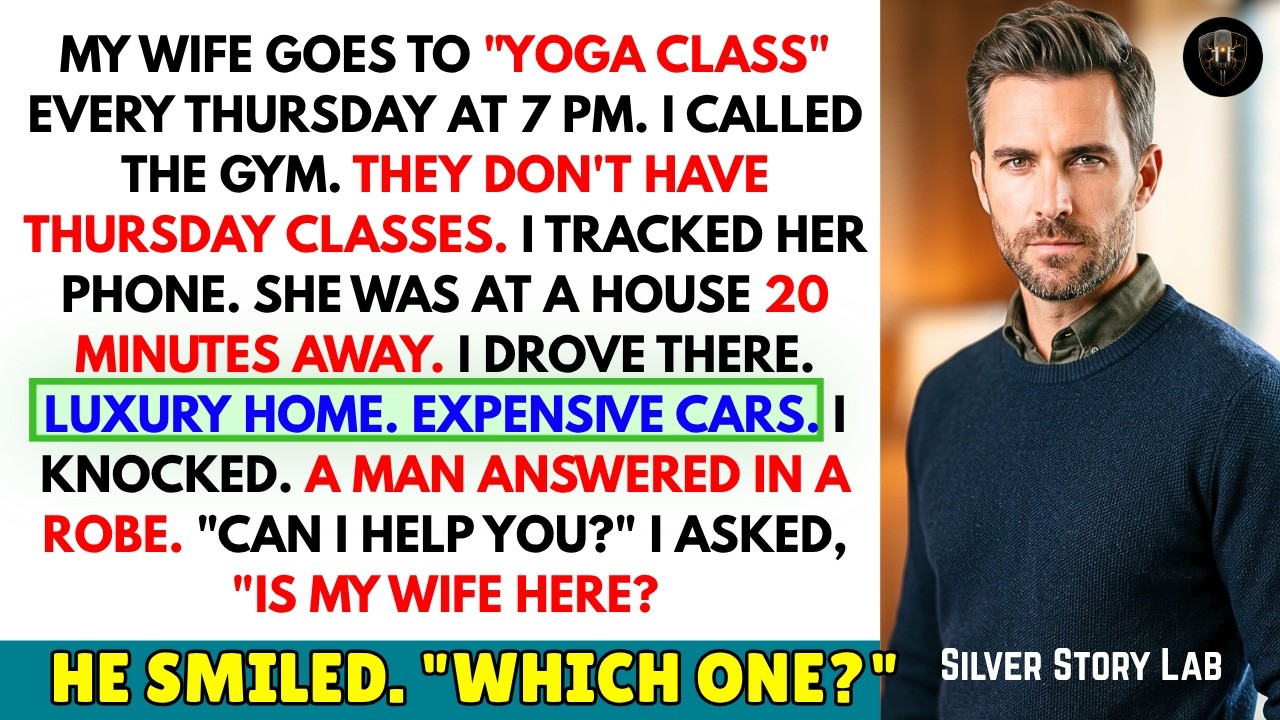 My Wife’s “Yoga Class” Took Me to a Mansion… The Man at the Door Smiled
